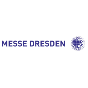 Logo Messe Dresden, des Gastgebers dieser Fachmesse für Bestatter 2023